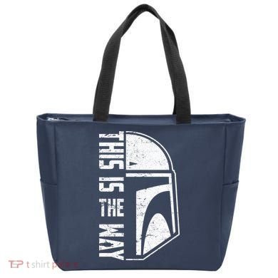 Distressed This Is The Way Helmet Tote Bag