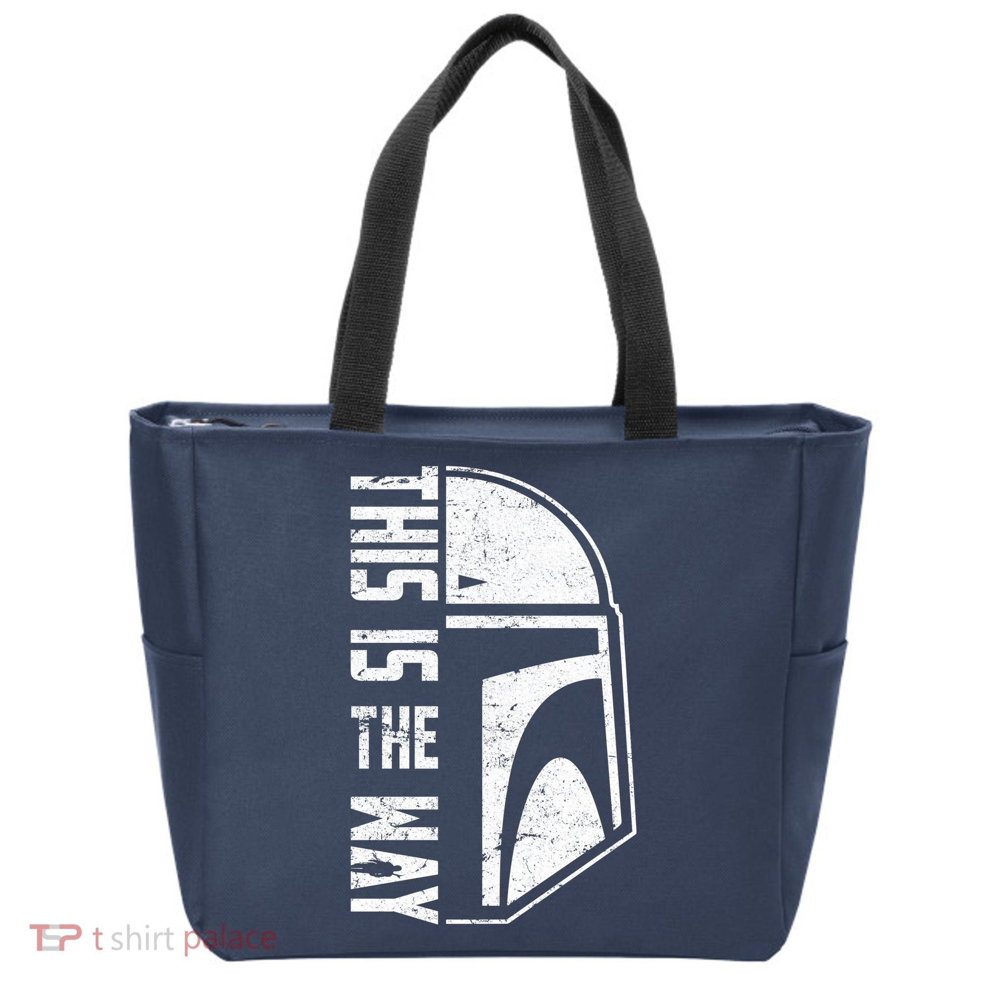 Distressed This Is The Way Helmet Tote Bag