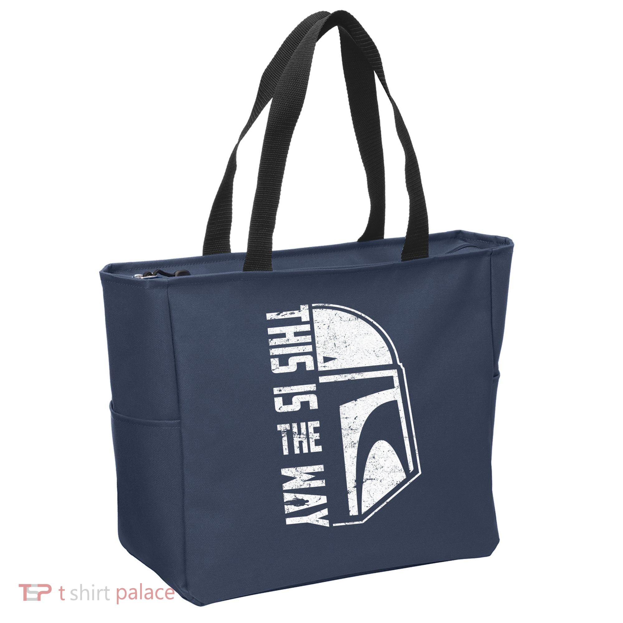 Distressed This Is The Way Helmet Tote Bag