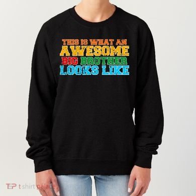 Distressed This is What an Awesome Big Brother Looks Like Women's Sweatshirt