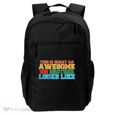 Distressed This is What an Awesome Big Brother Looks Like Backpack