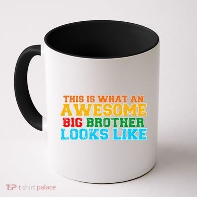 Distressed This is What an Awesome Big Brother Looks Like Coffee Mug