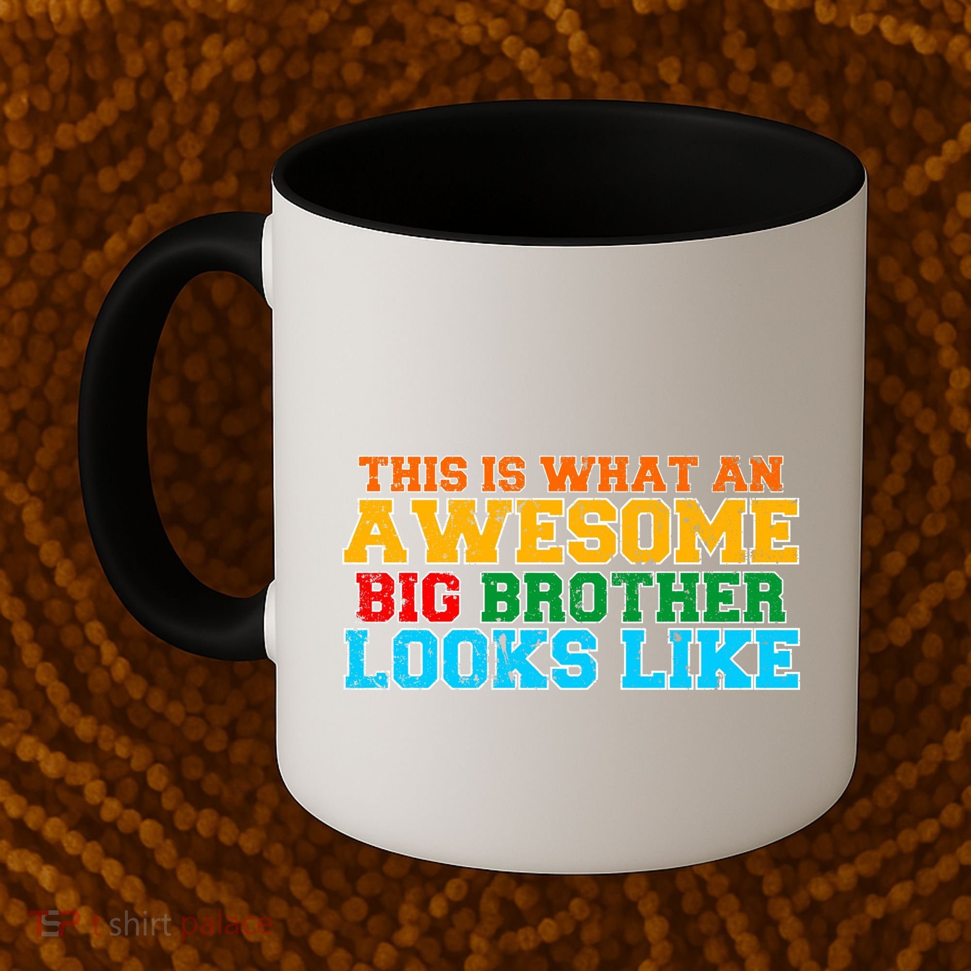 Distressed This is What an Awesome Big Brother Looks Like Coffee Mug
