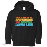 Distressed This is What an Awesome Big Brother Looks Like Toddler Hoodie thumb 0