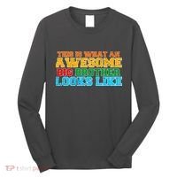 Distressed This is What an Awesome Big Brother Looks Like Long Sleeve Shirt thumb 0