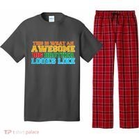 Distressed This is What an Awesome Big Brother Looks Like Pajama Set thumb 0