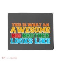 Distressed This is What an Awesome Big Brother Looks Like Mousepad thumb 0