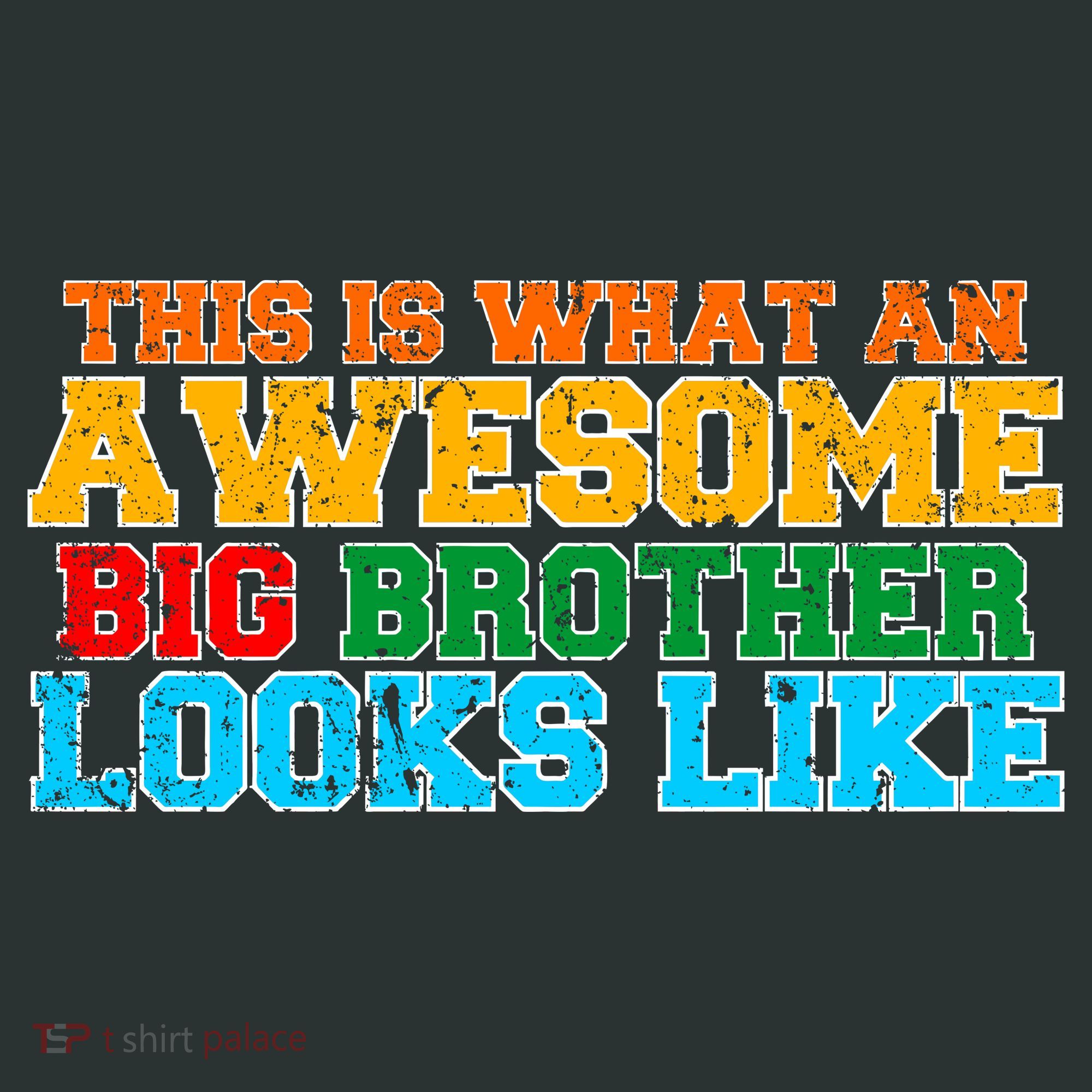 Distressed This is What an Awesome Big Brother Looks Like Mousepad