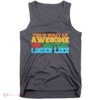 Distressed This is What an Awesome Big Brother Looks Like Tank Top thumb 0