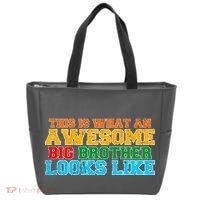 Distressed This is What an Awesome Big Brother Looks Like Tote Bag thumb 0