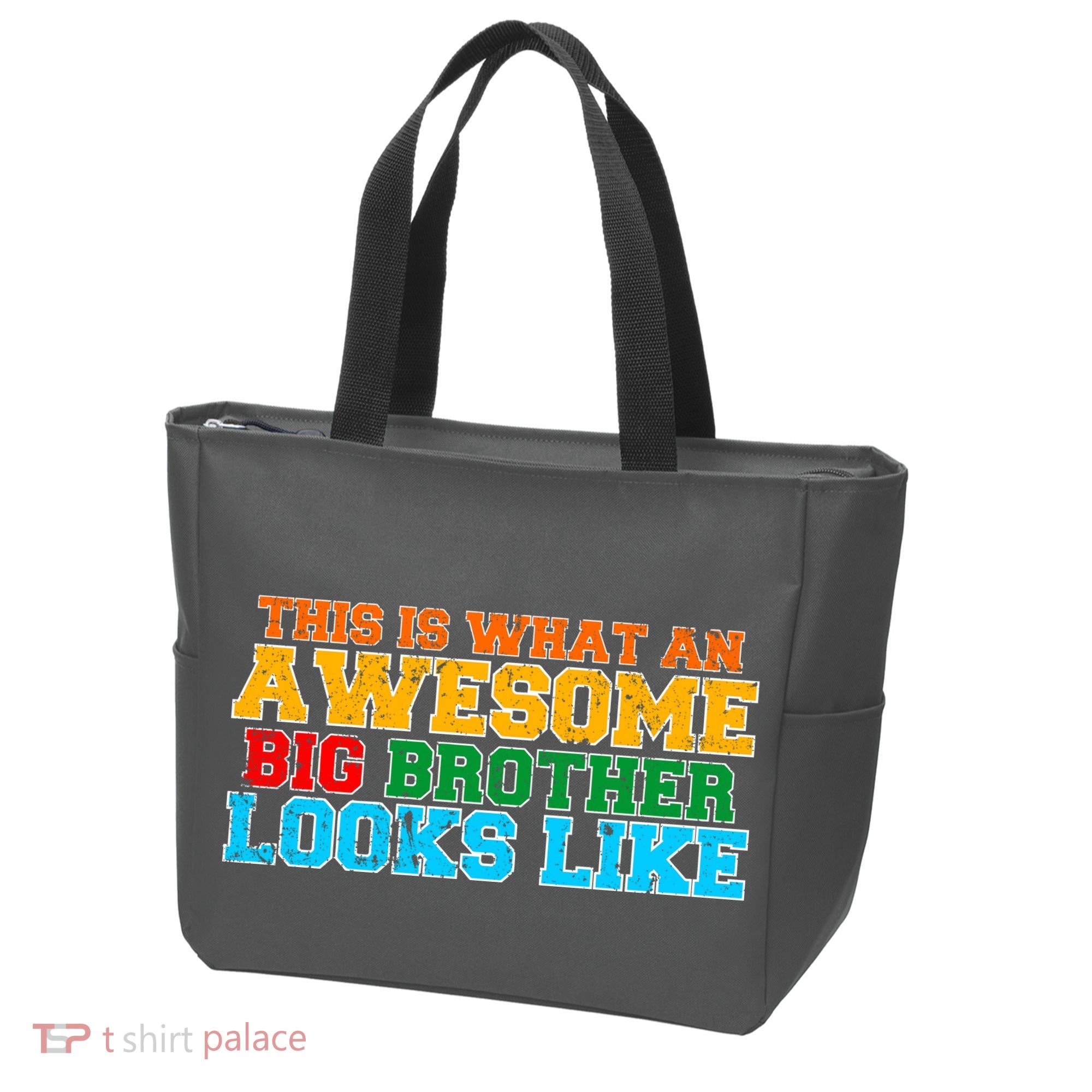 Distressed This is What an Awesome Big Brother Looks Like Tote Bag