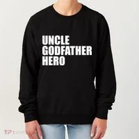 Distressed Uncle Godfather Hero Women's Sweatshirt thumb 0