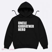 Distressed Uncle Godfather Hero Hoodie thumb 0