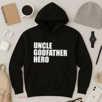 Distressed Uncle Godfather Hero Hoodie thumb 3