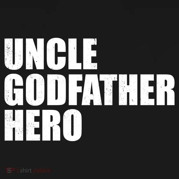Distressed Uncle Godfather Hero Hoodie