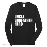 Distressed Uncle Godfather Hero Long Sleeve Shirt thumb 0