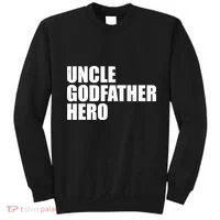 Distressed Uncle Godfather Hero Sweatshirt thumb 0
