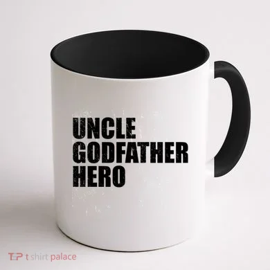 Distressed Uncle Godfather Hero Coffee Mug back