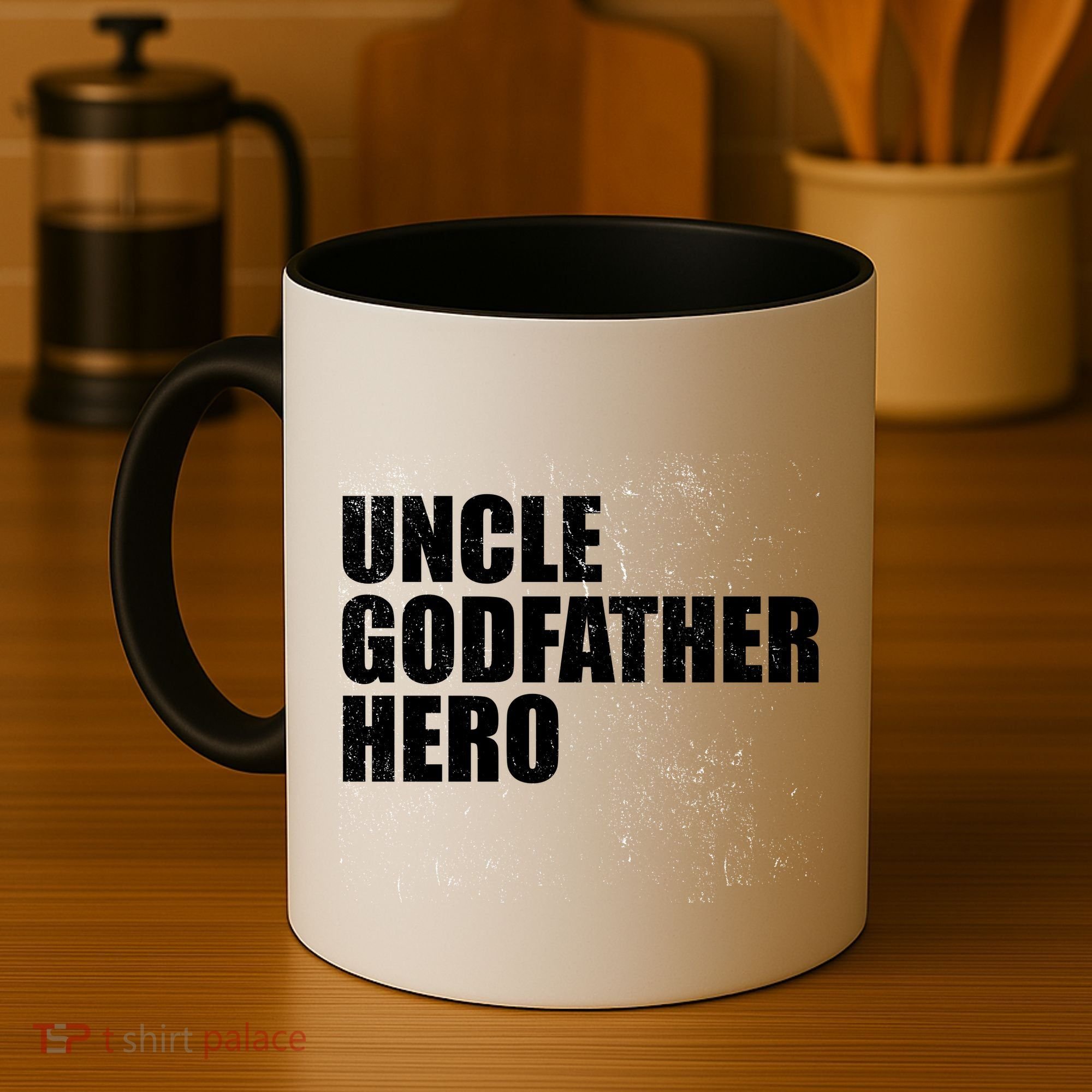 Distressed Uncle Godfather Hero Coffee Mug