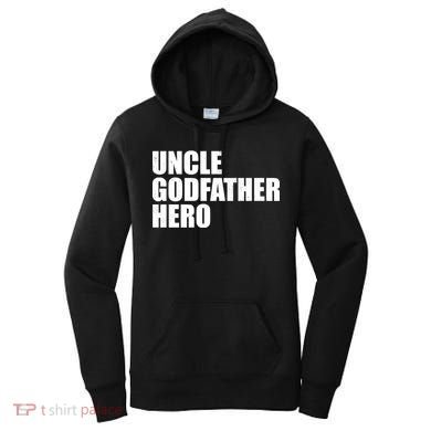 Distressed Uncle Godfather Hero Women's Hoodie