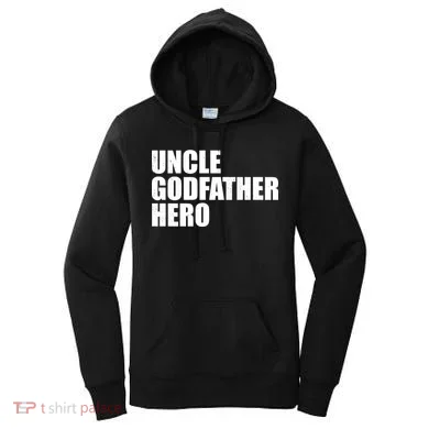 Distressed Uncle Godfather Hero Women's Hoodie