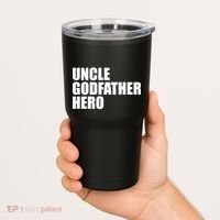 Distressed Uncle Godfather Hero Tumbler thumb 2