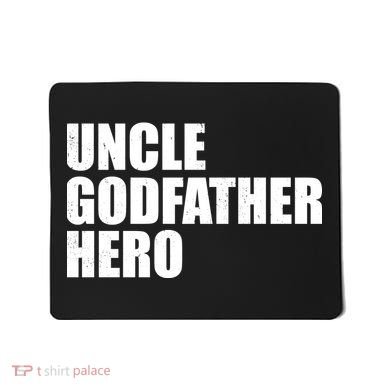 Distressed Uncle Godfather Hero Mousepad
