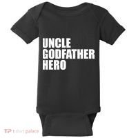Distressed Uncle Godfather Hero Baby Bodysuit thumb 0
