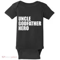 Distressed Uncle Godfather Hero Baby Bodysuit thumb 0