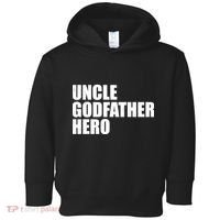 Distressed Uncle Godfather Hero Toddler Hoodie thumb 0
