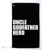 Distressed Uncle Godfather Hero Golf Towel thumb 0