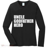 Distressed Uncle Godfather Hero Women's Long Sleeve Shirt thumb 0