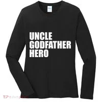 Distressed Uncle Godfather Hero Women's Long Sleeve Shirt thumb 0