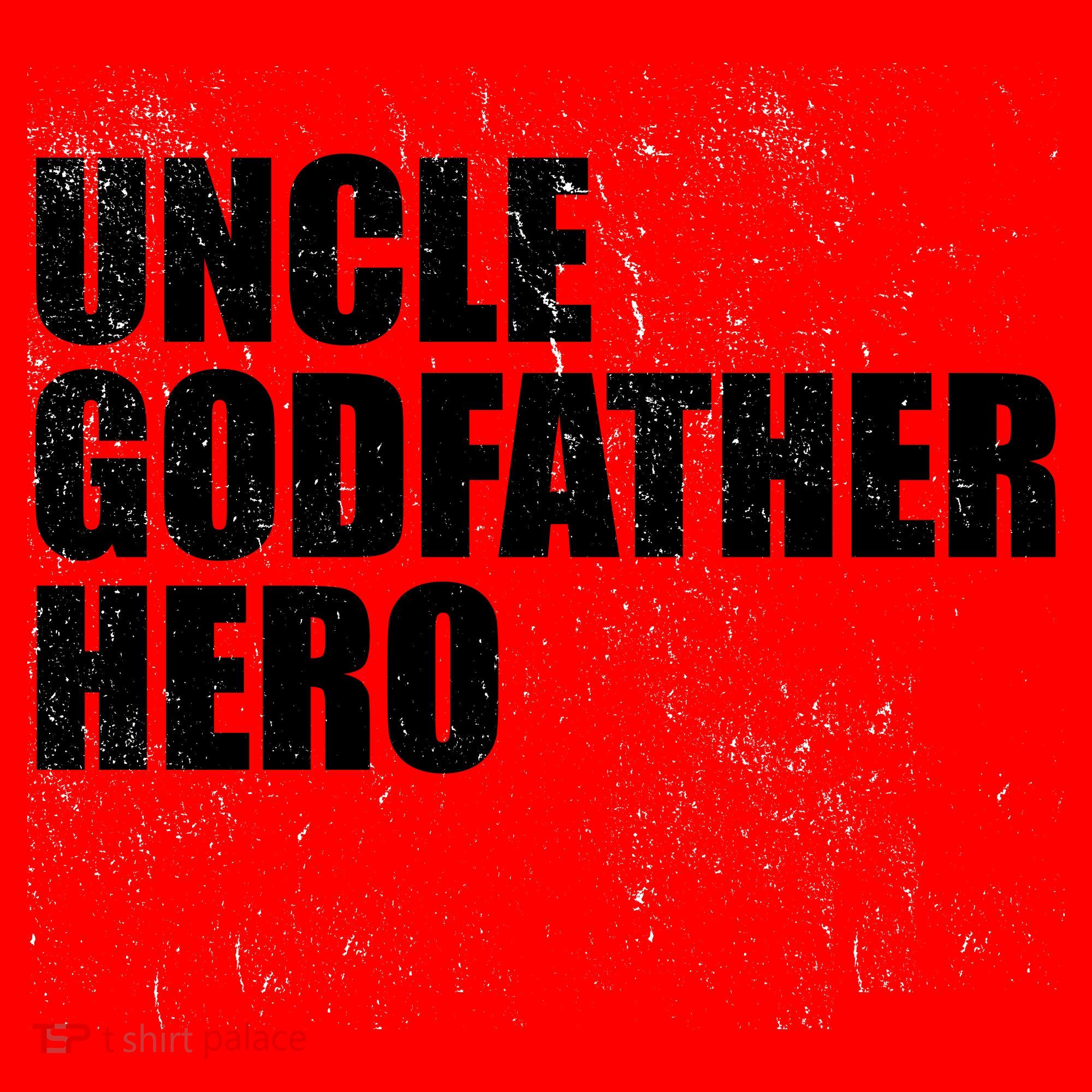 Distressed Uncle Godfather Hero Santa Hat