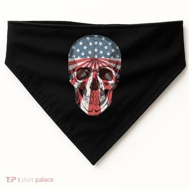 Distressed Undefeated World War Champs USA-Made Doggie Bandana