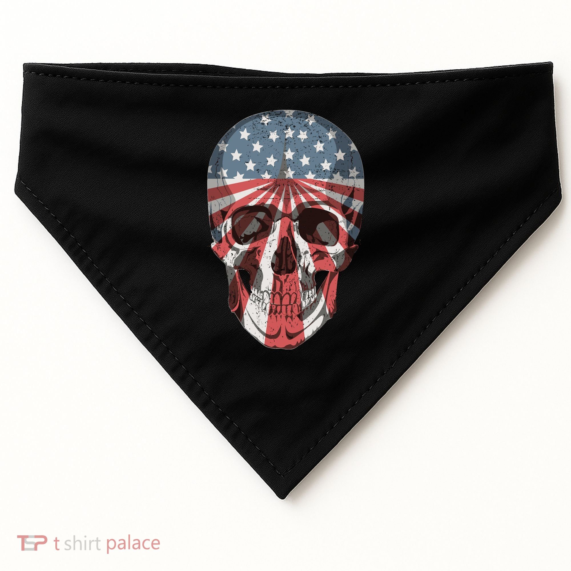 Distressed Undefeated World War Champs USA-Made Doggie Bandana