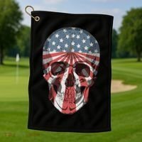 Distressed Undefeated World War Champs Golf Towel thumb 1