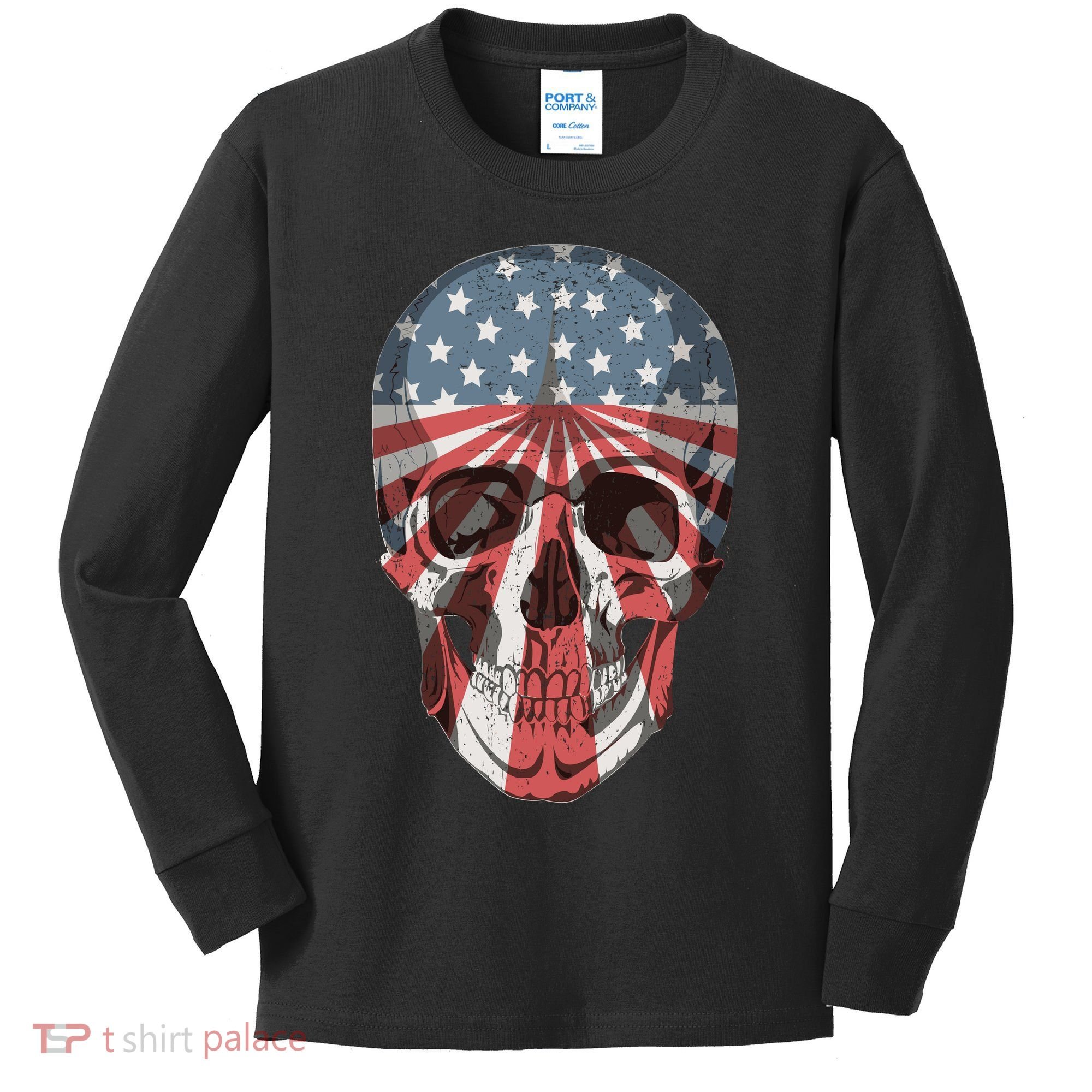 Distressed Undefeated World War Champs Kids Long Sleeve Shirt