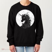 Distressed Unicorn Emblem Women's Sweatshirt thumb 0