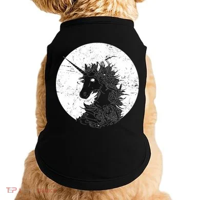 Distressed Unicorn Emblem Doggie Tank