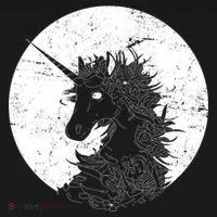 Distressed Unicorn Emblem Doggie Tank thumb 4