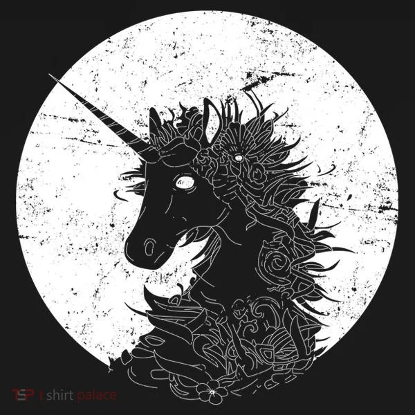 Distressed Unicorn Emblem Doggie Tank