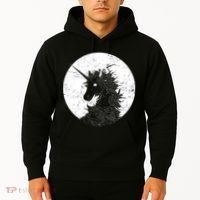 Distressed Unicorn Emblem Hoodie thumb 2