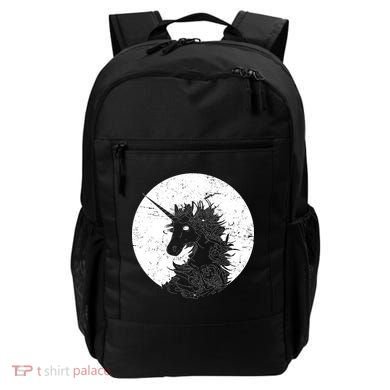 Distressed Unicorn Emblem Backpack