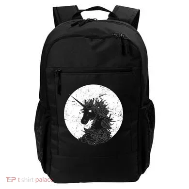 Distressed Unicorn Emblem Backpack