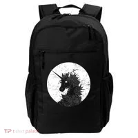 Distressed Unicorn Emblem Backpack thumb 0