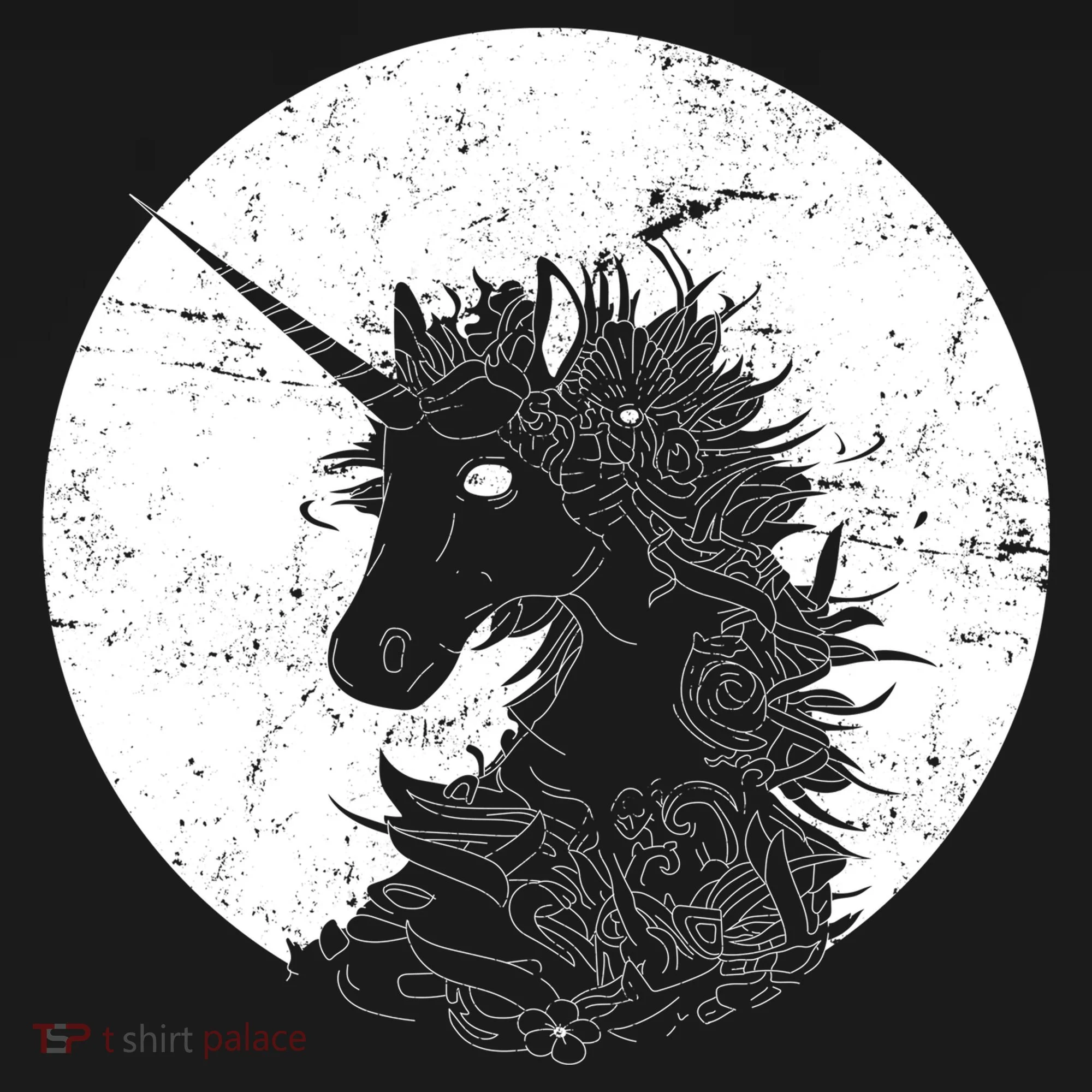 Distressed Unicorn Emblem Backpack
