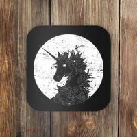 Distressed Unicorn Emblem Coaster thumb 0