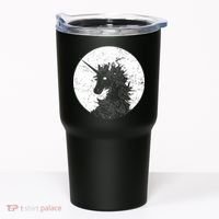 Distressed Unicorn Emblem Tumbler thumb 0
