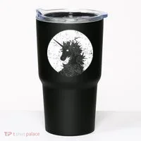 Distressed Unicorn Emblem Tumbler thumb 0